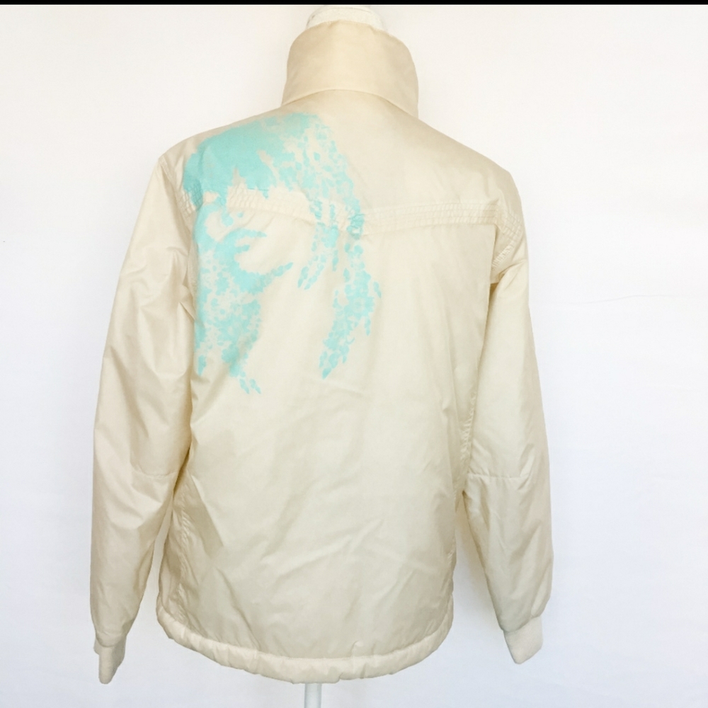 Burtom jacket Vintage off white with print